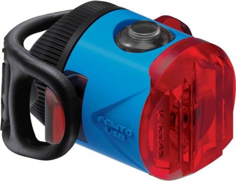 Lezyne Femto USB Rücklicht StVZO Blau Modell Aktion