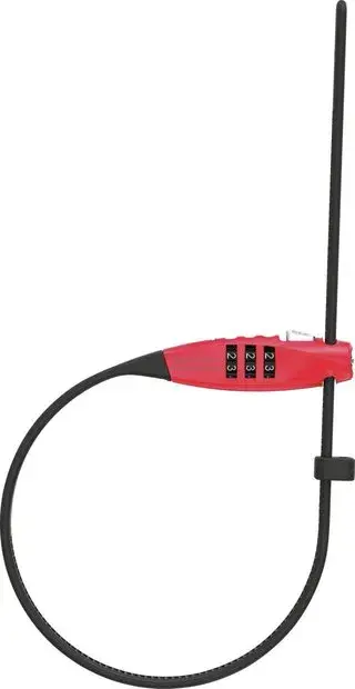 Abus Combiflex TravelGuard Kabelschloss Rot Modell 2027