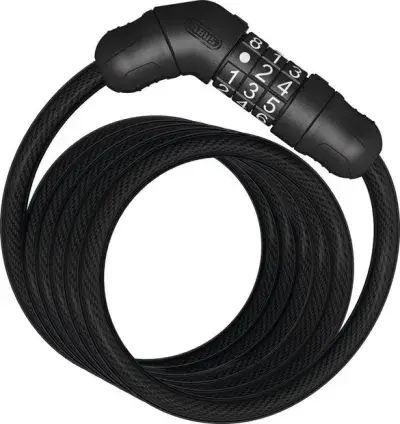 Abus Star 4508C/150 Spiralkabelschloss Schwarz Modell 2027