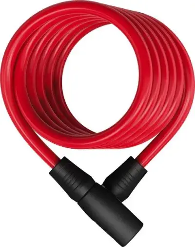 Abus Star 4508K/150 Spiralkabelschloss Rot Modell 2027