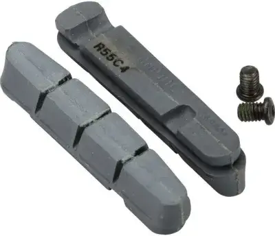 Shimano Bremsbelag R55C4 für Cartridge Bremsschuh - Carbonfelge Schwarz Modell 2027