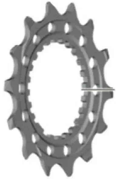 Shimano Ritzel CS-M9100 12-fach 14 Zähne Silber Modell 2027
