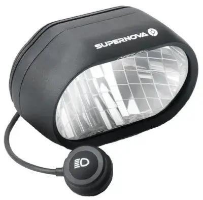 Supernova M99 DY Pro Dynamo Scheinwerfer 6V/3W - StVZO Schwarz Modell 2026
