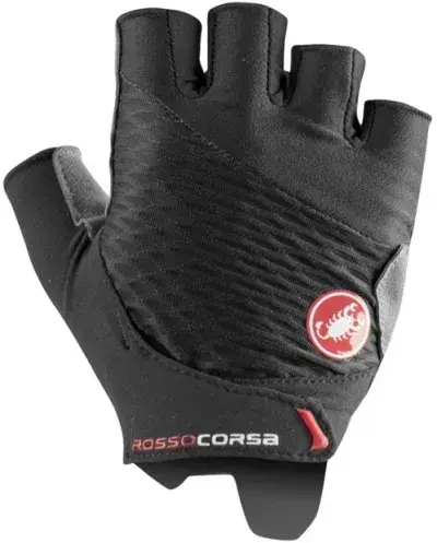 CASTELLI Rosso Corsa 2 W Kurzfinger Handschuhe Schwarz Modell 2024