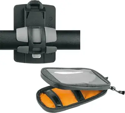 SKS GERMANY Smartboy Plus Handyhalterung mit wasserfester Tasche Schwarz Modell 2027