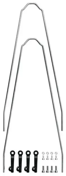 SKS GERMANY Schutzblechstreben für Velo 55 Junior Silber Modell 2027