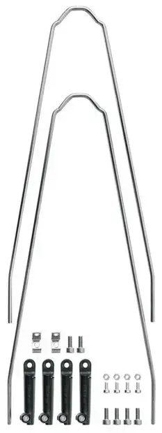 SKS GERMANY Schutzblechstreben für Velo 55 Cross Silber Modell 2027