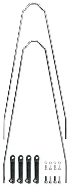 SKS GERMANY Schutzblechstreben für Velo 42 Urban/Velo 47 Trekking Silber Modell 2027