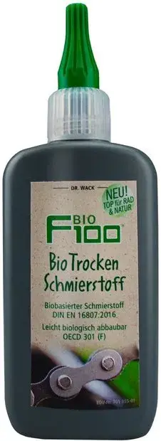 Dr. Wack F100 Bio Trocken Schmierstoff Tropfflasche - 100ml Grau Modell 2025