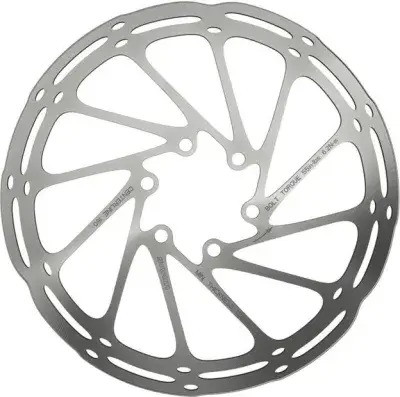 SRAM Bremsscheibe Centerline Rounded 180mm, zweiteilig, 6-Loch Schwarz Modell 2024