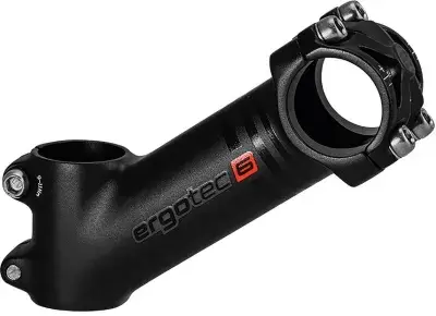 Ergotec High Piranha Vorbau 1 1/8"" / 31,8 mm /35° Schwarz Modell 2026