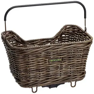 Racktime Gepäckträgerkorb Baskit Willow 2.0, inkl. Snapit 2.0 Adapter Braun Modell 2027