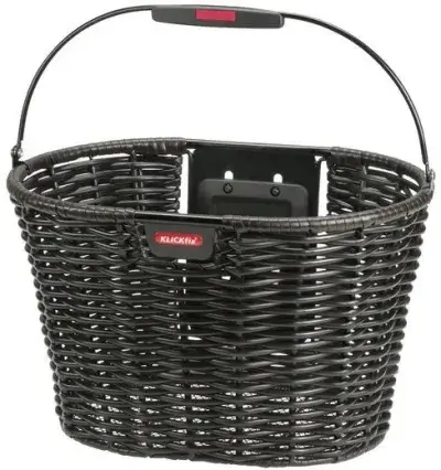 KLICKfix by Rixen&Kaul Struktura Oval Lenkerkorb Schwarz Modell 2026