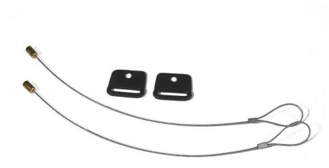 Ortlieb Diebstahlsicherung QL2 System - lang Silber Modell 2026