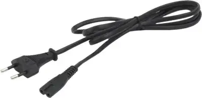 Bosch Netzkabel für EU Ladegerät, Classic+/BES2 Schwarz Modell 2025