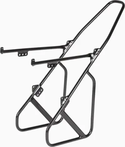 AtranVelo Lowrider Explorer Gepäckträger vorn Schwarz Modell 2026
