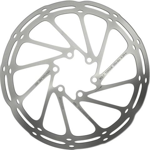 SRAM Bremsscheibe Centerline Rounded 160mm, einteilig, 6-Loch Silber Modell 2024