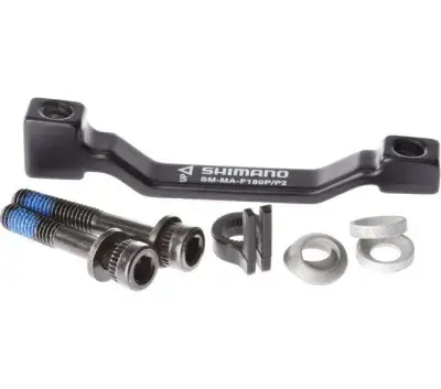 Shimano Scheibenbremsadapter vorn o. hinten PM PM 180 mm Schwarz Modell 2027