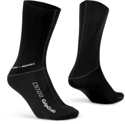 GRIPGRAB Winddichte Socken für Frühling/Herbst Schwarz Modell 2026