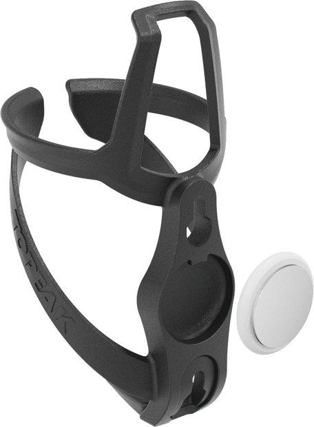 Topeak Ninja+ Cage Z Flaschenhalter mit AirTag Mount Schwarz Modell 2026