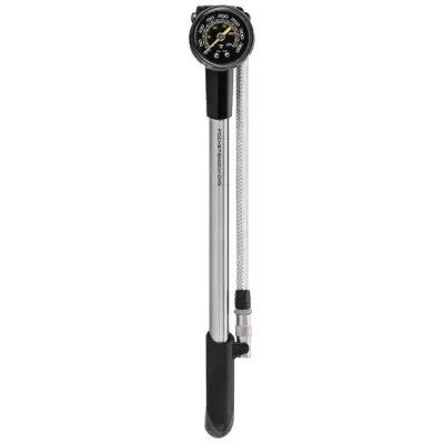 Topeak Pocket Shock DXG XL Gabel-/ Dämpferpumpe Stahlflex Silber Modell 2026