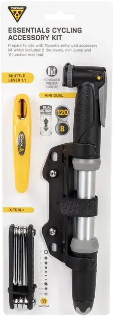 Topeak Essentials Cycling Accessory Kit Schwarz Modell 2026