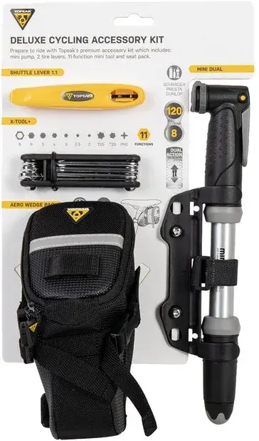 Topeak Deluxe Cycling Accessory Kit Schwarz Modell 2026