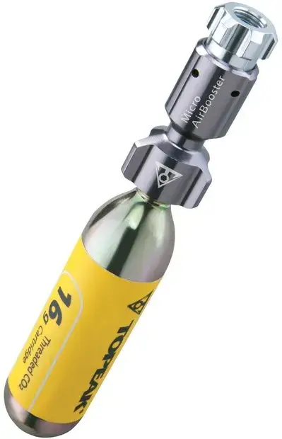 Topeak Micro Airbooster CO2-Minipumpe Grau Modell 2026
