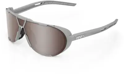 100 Percent Westcraft Soft Tact Cool Grey / HiPER Crimson Silver Mirror Grau Modell 2025