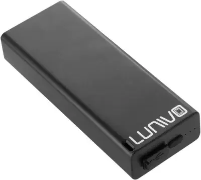 Lunivo Powerbank 10000 mAh mit Fahrradhalterung Schwarz Modell 2026