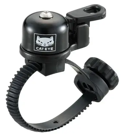 Cateye Klingel Micro Brass Bell OH-2400 Schwarz Modell 2027