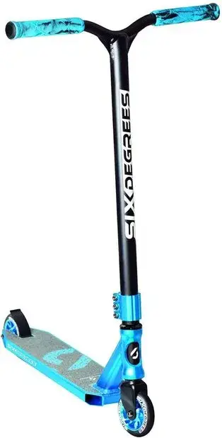 Six Degrees Aluminium Stuntscooter 100 Blau Modell 2024