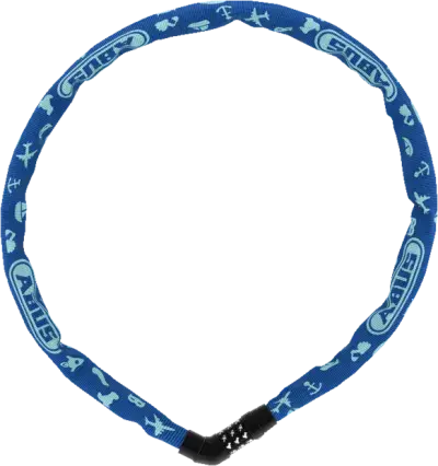 Abus Steel-O-Chain 4804C/75 Symbols Kettenschloss Blau Modell 2027