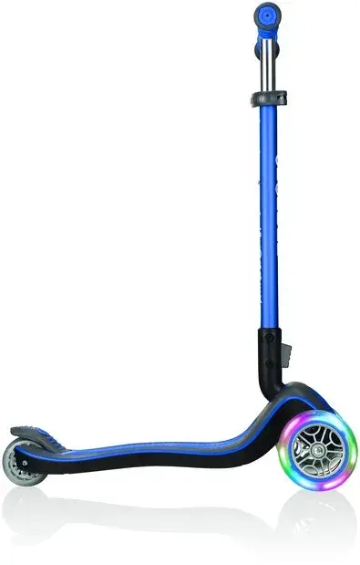 Globber Elite Deluxe Lights, mit Leuchtrollen Blau Modell 2024