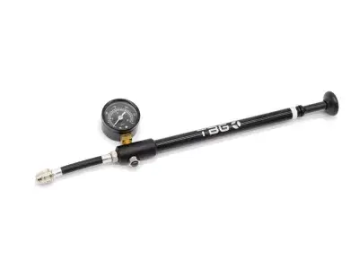 TBG Dämpferpumpe Alu mit Manometer Schwarz Modell 2024
