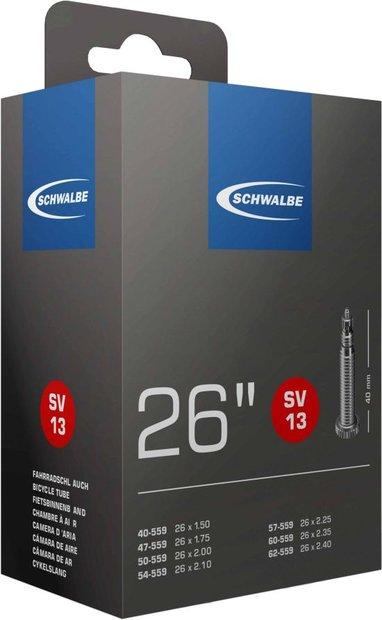 Schwalbe SV13 Schlauch 26 Zoll - 60 mm Schwarz Modell 2025