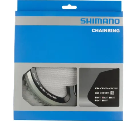 Shimano Kettenblatt DURA-ACE FC-9000 52 Zähne Silber/Schwarz