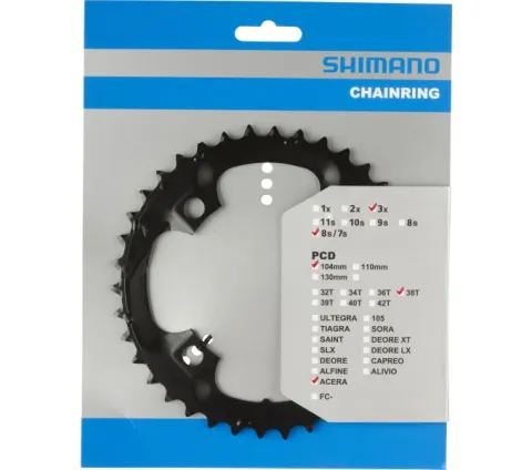 Shimano Kettenblatt ACERA FC-M361 38 Zähne