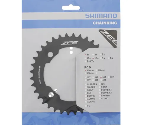 Shimano Kettenblatt ZEE FC-M640, FC-M645 36 Zähne