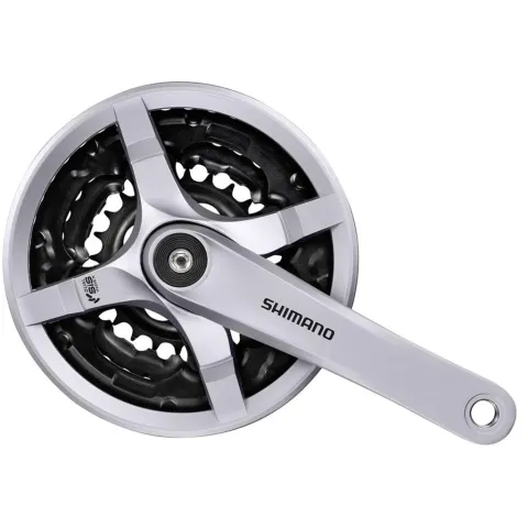 Shimano Kurbelgarnitur TY501 175 4K 423424Sil