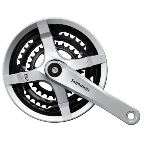 Shimano Kurbelgarnitur TY501 175 4K 483828Sil