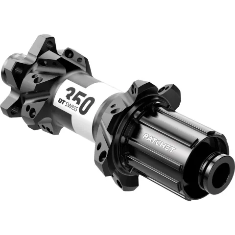 DT Swiss HR-Nabe 350 MTB Straightpull DB 142/12mm TA, IS 6-b., 28L, Shim. Light