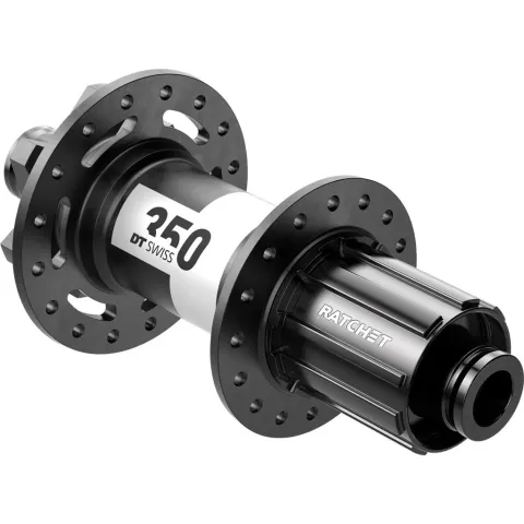 DT Swiss HR-Nabe 350 MTB DB 142/12mm TA, IS 6-bolt, 28L, Shim. Light