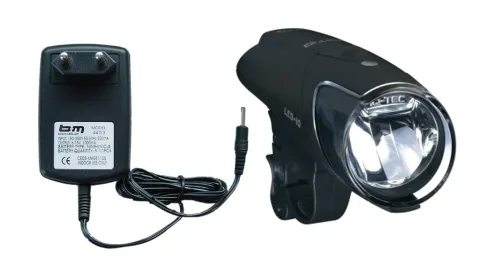Busch & Müller LED-Akkuscheinw. b&m Ixon IQ Premium 80 Lux mit Netzgerät und Akkus