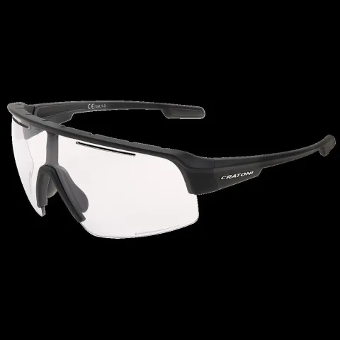 Cratoni Sonnenbrille Cratoni C-Matic NXT photoch sw rubber, Glas klar, nicht verspiegelt