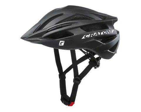 Cratoni Fahrradhelm Agravic (MTB) schwarz matt, Gr. S/M (54-58cm)