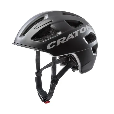 Cratoni Fahrradhelm C-Pure (City) schwarz matt, Gr. S/M (54-58cm)