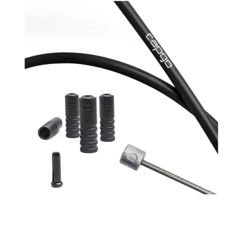 Capgo BL Schaltset schwarz ECO "1x" Shimano/Sram Vorne & ATB/Road