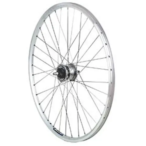 Shimano Laufrad Vo. 28" Nabendyn. Silb