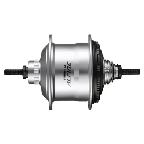 Shimano Hinterrad-Nabe Alfine 11 36L Center-Lock Silber